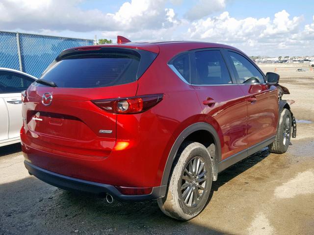 JM3KFABM0J0453699 - 2018 MAZDA CX-5 SPORT RED photo 4