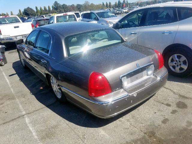 1LNHM81W14Y654033 - 2004 LINCOLN TOWN CAR E CHARCOAL photo 3