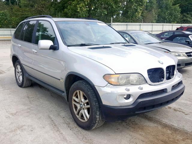 5UXFA13524LU25727 - 2004 BMW X5 3.0I SILVER photo 1