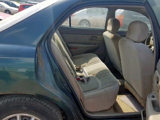 2G4WS52JX21147260 - 2002 BUICK CENTURY CU GREEN photo 6