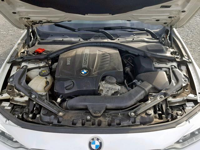 WBA3T7C54F5A36709 - 2015 BMW 435 XI WHITE photo 7