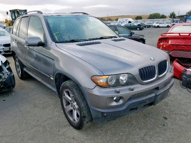 5UXFA13586LY44183 - 2006 BMW X5 3.0I GRAY photo 1