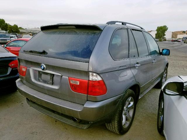 5UXFA13586LY44183 - 2006 BMW X5 3.0I GRAY photo 4