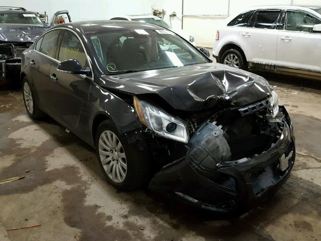 2G4GT5GV5D9233089 - 2013 BUICK REGAL PREM BLACK photo 1