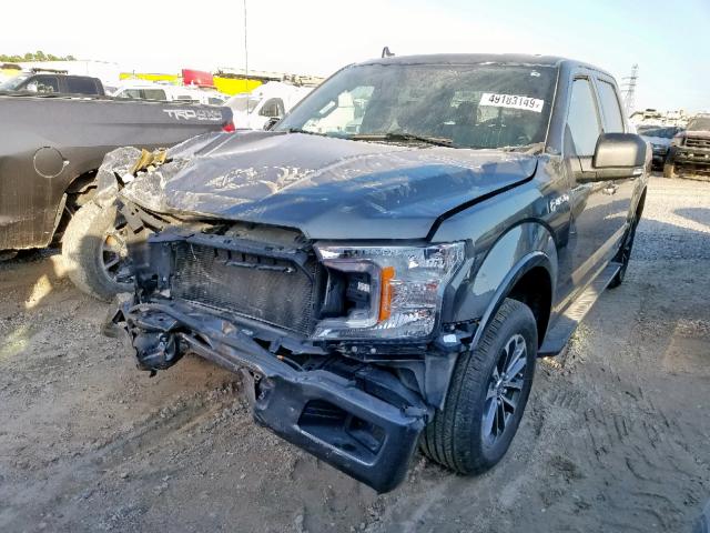 1FTEW1C57JKD66531 - 2018 FORD F150 SUPER GRAY photo 2