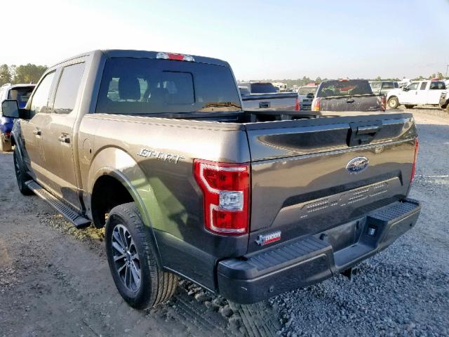 1FTEW1C57JKD66531 - 2018 FORD F150 SUPER GRAY photo 3