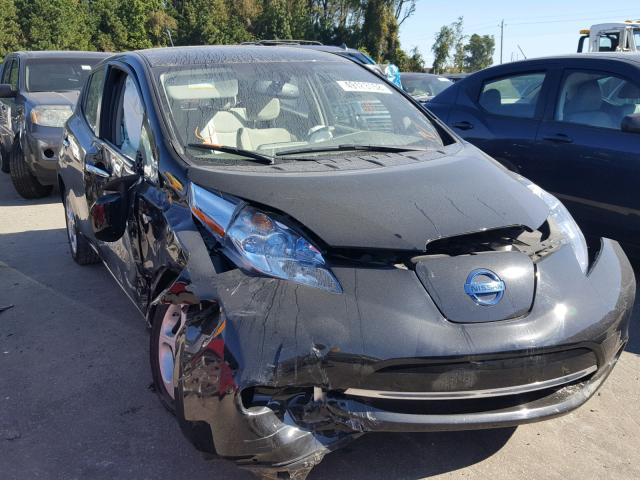 JN1AZ0CP4CT021328 - 2012 NISSAN LEAF SV BLACK photo 1