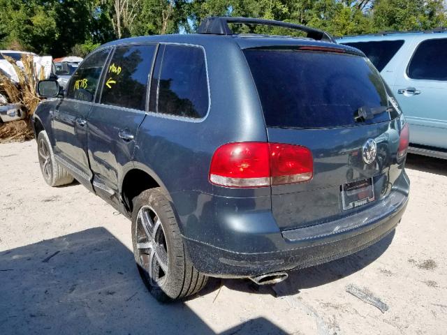 WVGCM67L64D025824 - 2004 VOLKSWAGEN TOUAREG 4. BLUE photo 3