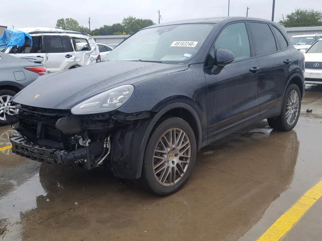 WP1AA2A22GKA09745 - 2016 PORSCHE CAYENNE BLUE photo 2