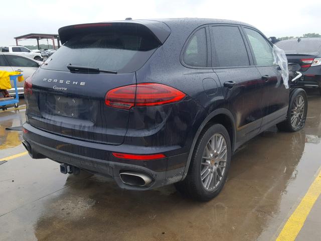 WP1AA2A22GKA09745 - 2016 PORSCHE CAYENNE BLUE photo 4