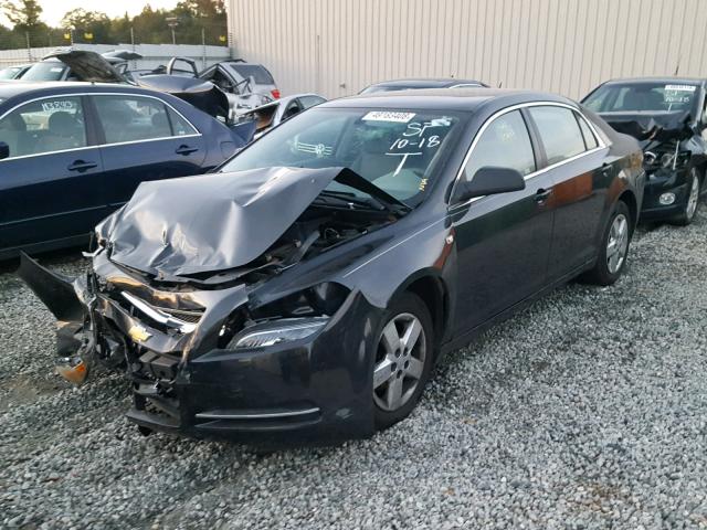 1G1ZG57B68F219389 - 2008 CHEVROLET MALIBU LS GRAY photo 2