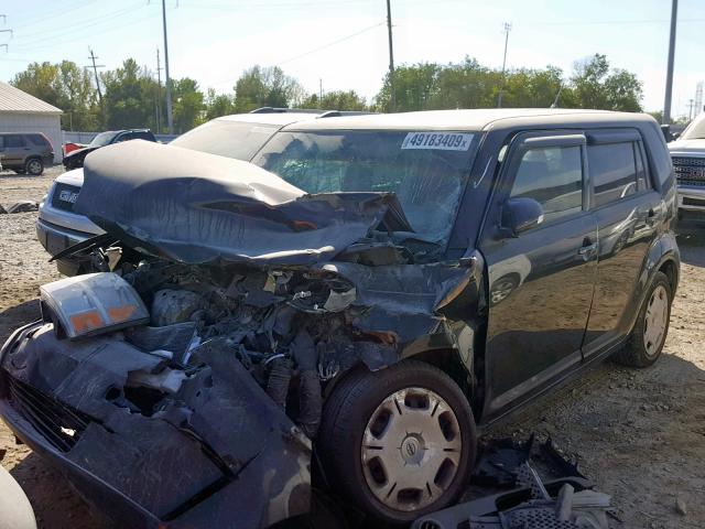 JTLKE50E681059860 - 2008 TOYOTA SCION XB შავი ფოტო 2