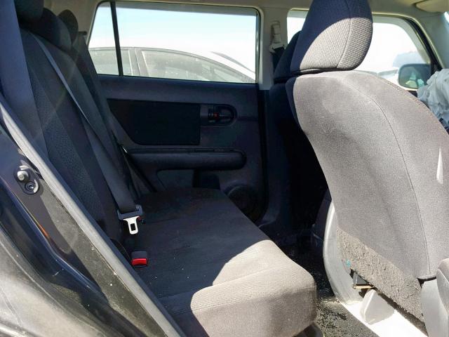 JTLKE50E681059860 - 2008 TOYOTA SCION XB შავი ფოტო 6