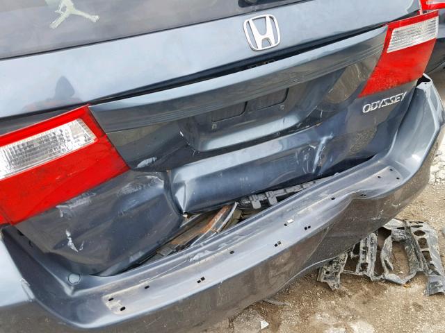 5FNRL38665B002448 - 2005 HONDA ODYSSEY EX GRAY photo 9