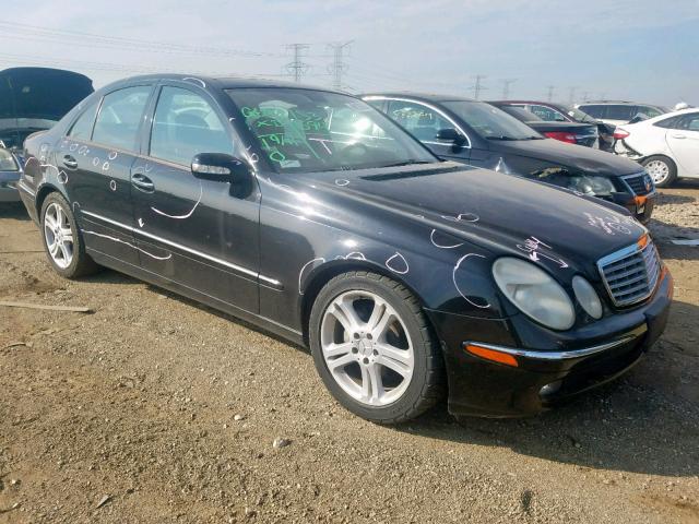 WDBUF56J76A836516 - 2006 MERCEDES-BENZ E 350 BLACK photo 1