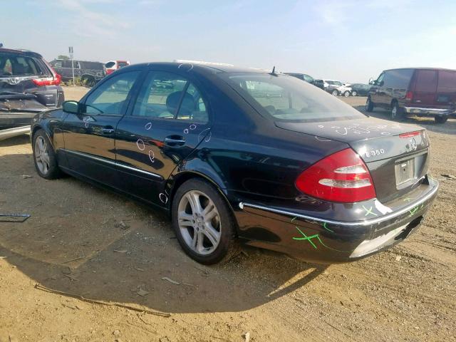 WDBUF56J76A836516 - 2006 MERCEDES-BENZ E 350 BLACK photo 3