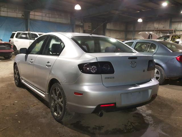 JM1BK323271634152 - 2007 MAZDA 3 S SILVER photo 3