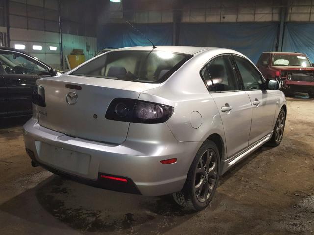 JM1BK323271634152 - 2007 MAZDA 3 S SILVER photo 4