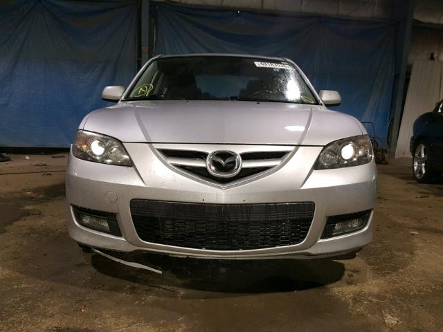 JM1BK323271634152 - 2007 MAZDA 3 S SILVER photo 9