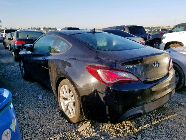 KMHHT6KD4DU113134 - 2013 HYUNDAI GENESIS CO BLACK photo 3