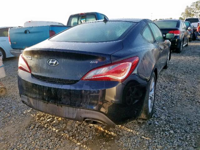 KMHHT6KD4DU113134 - 2013 HYUNDAI GENESIS CO BLACK photo 4