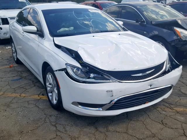 1C3CCCAB0FN691164 - 2015 CHRYSLER 200 LIMITE WHITE photo 1