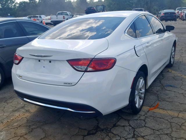 1C3CCCAB0FN691164 - 2015 CHRYSLER 200 LIMITE WHITE photo 4