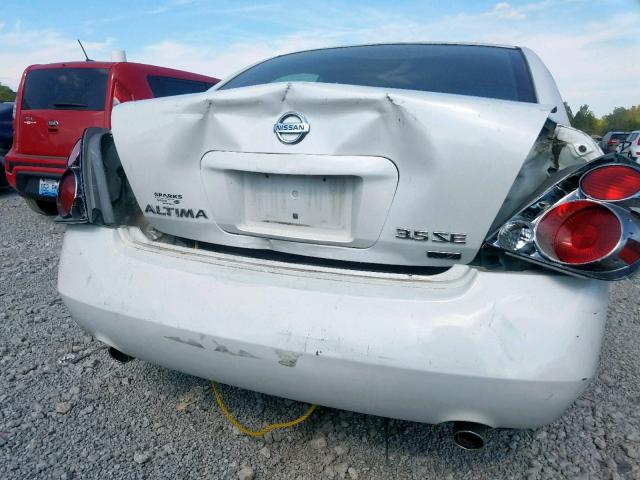 1N4BL11D16N388591 - 2006 NISSAN ALTIMA SE WHITE photo 9