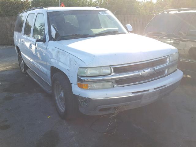 3GNEC16TX2G349046 - 2002 CHEVROLET SUBURBAN WHITE photo 1