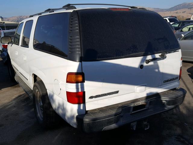 3GNEC16TX2G349046 - 2002 CHEVROLET SUBURBAN WHITE photo 3