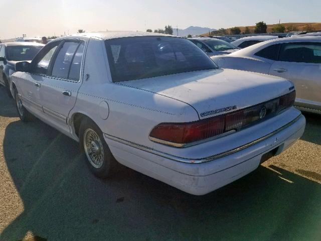 2MELM75W3PX640849 - 1993 MERCURY GRAND MARQ WHITE photo 3