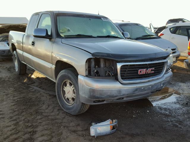 1GTEK19T01E147779 - 2001 GMC NEW SIERRA SILVER photo 1