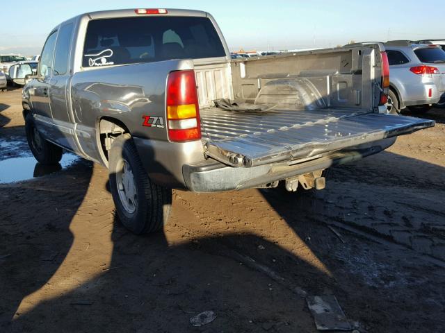 1GTEK19T01E147779 - 2001 GMC NEW SIERRA SILVER photo 3