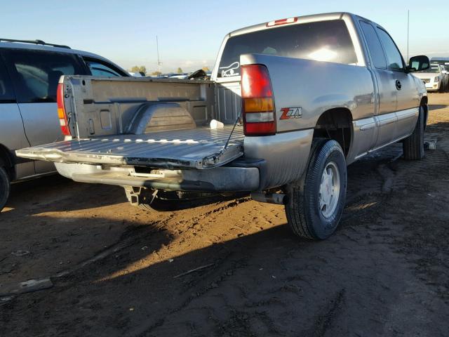 1GTEK19T01E147779 - 2001 GMC NEW SIERRA SILVER photo 4