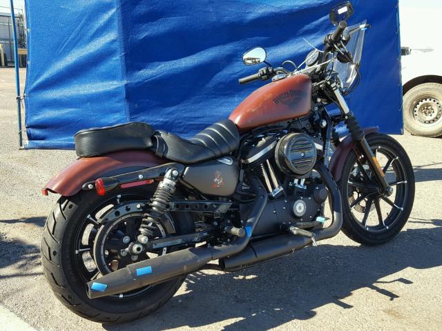 1HD4LE21XHC436908 - 2017 HARLEY-DAVIDSON XL883 IRON MAROON photo 4