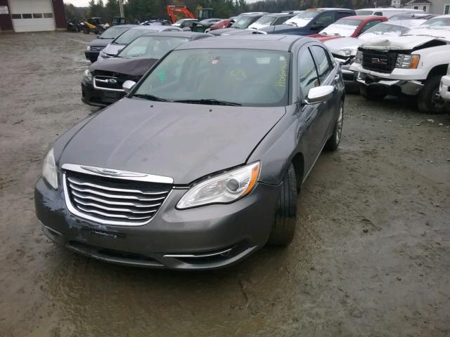 1C3CCBCB6CN183543 - 2012 CHRYSLER 200 LIMITE GRAY photo 2