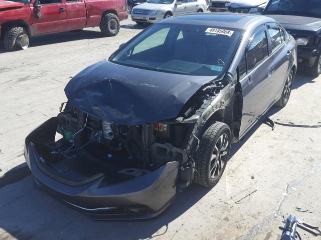 2HGFB2F96DH520194 - 2013 HONDA CIVIC EXL 石墨色 照片 2