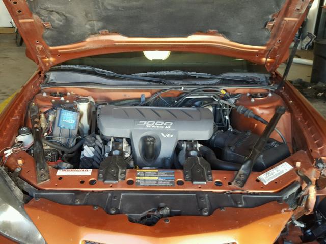 2G2WP522651213973 - 2005 PONTIAC GRAND PRIX ORANGE photo 7