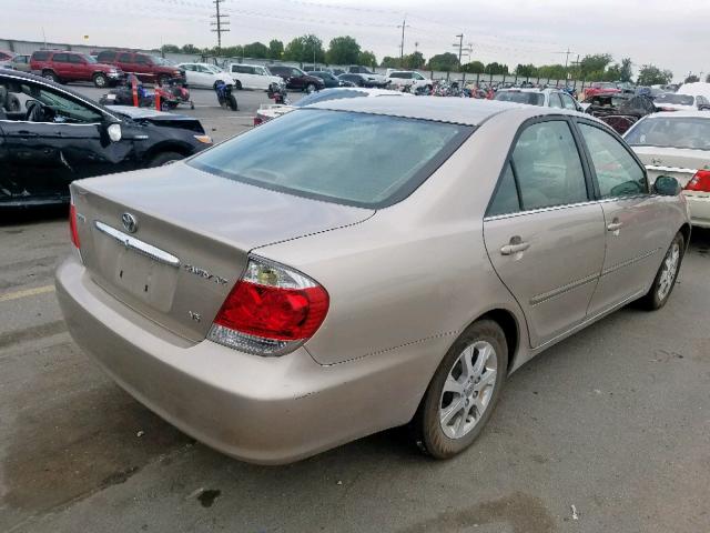 JTDBF30K450165261 - 2005 TOYOTA CAMRY LE GOLD photo 4