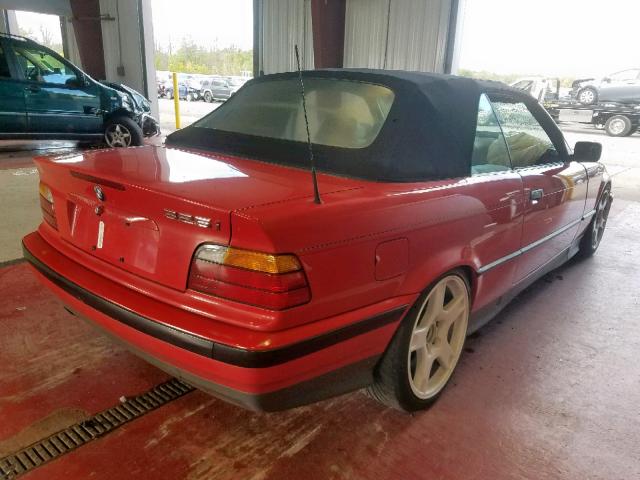 WBABJ5328RJC78460 - 1994 BMW 325 IC RED photo 4