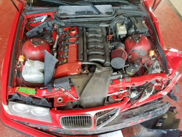 WBABJ5328RJC78460 - 1994 BMW 325 IC RED photo 7