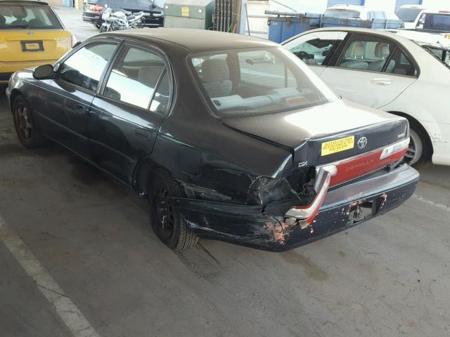 1NXBB02EXTZ458567 - 1996 TOYOTA COROLLA DX BLACK photo 3