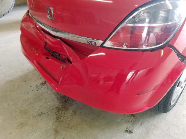 W08AR671485048331 - 2008 SATURN ASTRA XE RED photo 9