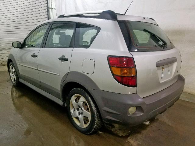 5Y2SL628X4Z431534 - 2004 PONTIAC VIBE SILVER photo 3