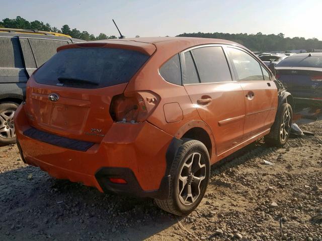 JF2GPAVC2D2858200 - 2013 SUBARU XV CROSSTR ORANGE photo 4