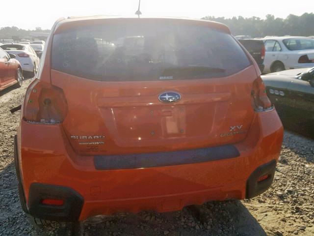 JF2GPAVC2D2858200 - 2013 SUBARU XV CROSSTR ORANGE photo 9