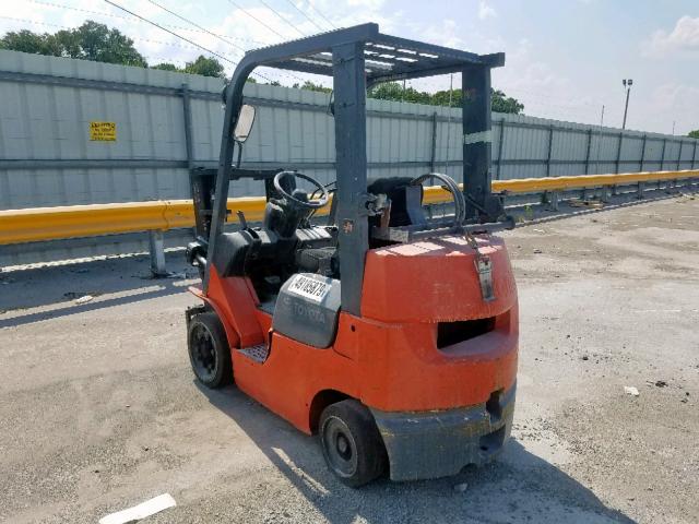 85382 - 2004 TOYOTA FORKLIFT ORANGE photo 3