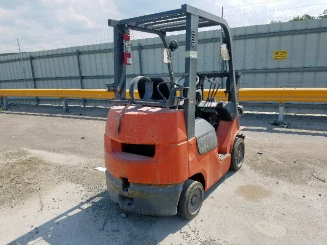 85382 - 2004 TOYOTA FORKLIFT ORANGE photo 4