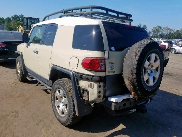 JTEBU11F28K008036 - 2008 TOYOTA FJ CRUISER TAN photo 3