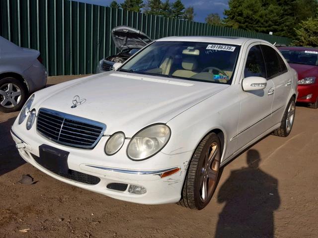 WDBUF82J94X125515 - 2004 MERCEDES-BENZ E 320 4MAT WHITE photo 2